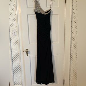 Cache Long Black Dress Weddings Proms Size 0